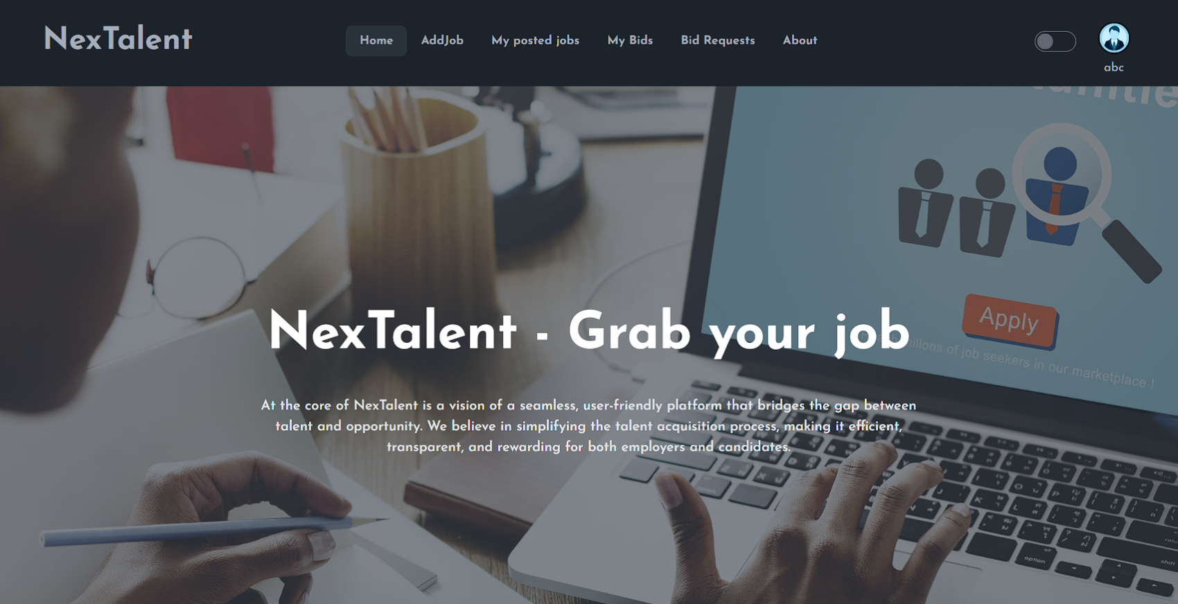 NexTalent - Online Job Marketplace